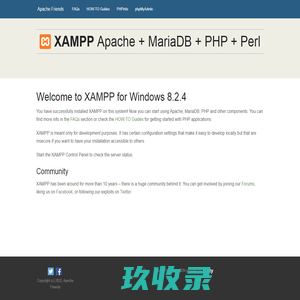 Welcome to XAMPP