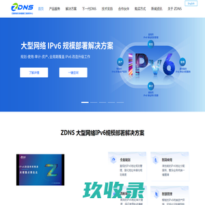 互联网域名系统国家工程研究中心（ZDNS） ——领先的互联网关键基础资源领域服务商
