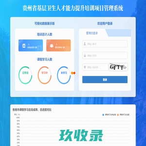 贵州省基层卫生人才能力提升培训项目管理系统