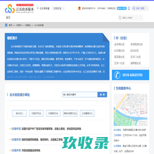 北大街街道政务服务网