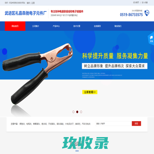 鳄鱼夹_电瓶夹_鱼夹线_大电流夹子_汽车充电夹_武进区礼嘉犇驰电子元件厂