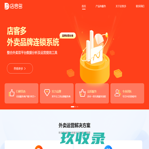 店客多-外卖品牌连锁数据分析、外卖商家运营提效解决方案