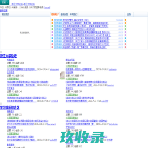 浙江大学论坛-贴吧|浙江大学BBS|就业招聘|兼职信息|二手信息|考研论坛|交友聚会|招生网 _  Powered by Discuz!