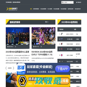 关注2023年NBA选秀，见证NBA新秀成长 - NBA选秀先锋站