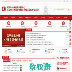 武汉市公共资源招标投标交易系统