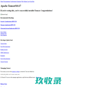 Apache Tomcat/8.0.17