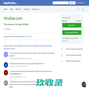 Hnxkw.com is for sale | HugeDomains