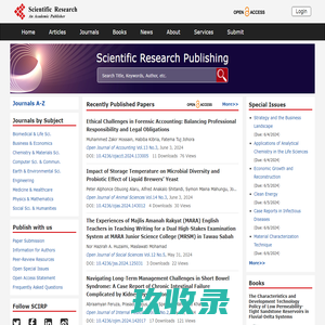 SCIRP Open Access