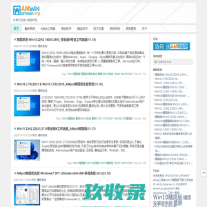 Amwin系统 - 分享行业良心系统作品