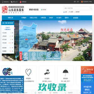 山东政务服务网 聊城市•阳谷县