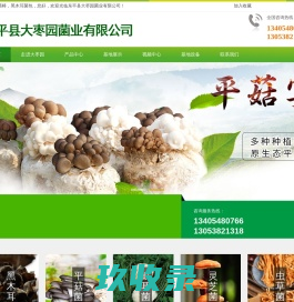 食用菌菌种_黑木耳菌包_泰安平菇菌棒基地-东平县大枣园菌业有限公司